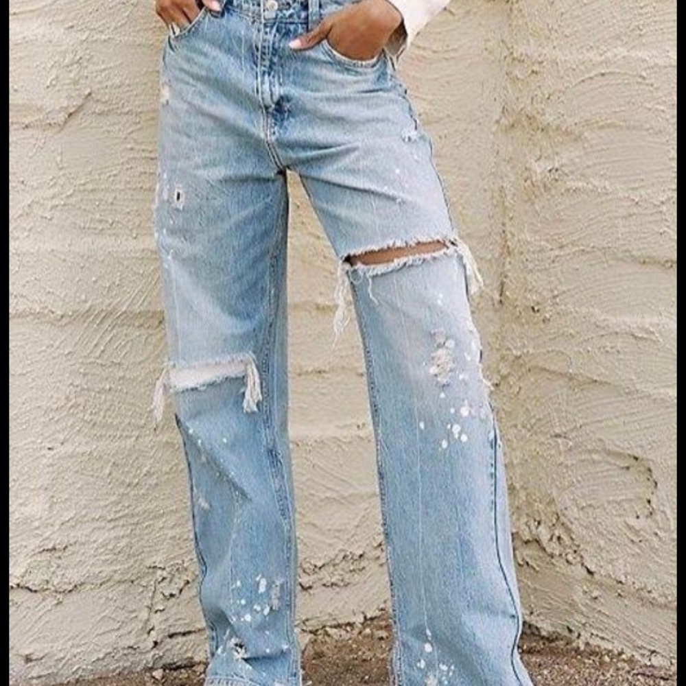 FREE PEOPLE WITH THE BAND JEANS